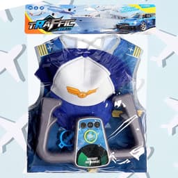 Набор пилота «Лётчик», с текстильным жилетом, 4 предмета