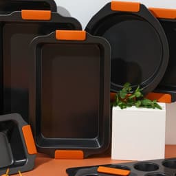 Противень для выпечки Magistro French Bakery, 37.5×23×4.7 см, антипригарное покрытие, чёрная