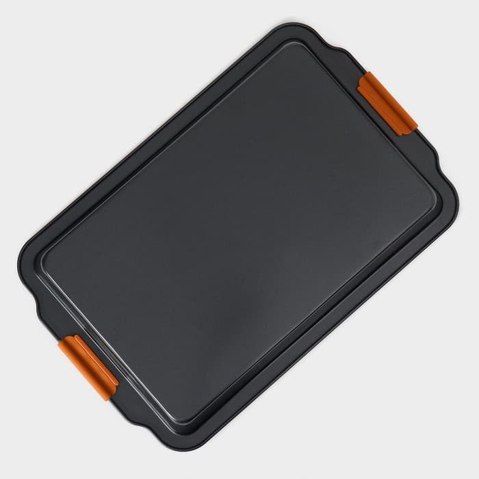 Противень для выпечки Magistro French Bakery, 47×30×5 см, антипригарное покрытие, чёрный