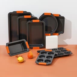 Противень для выпечки Magistro French Bakery, 47×30×5 см, антипригарное покрытие, чёрный