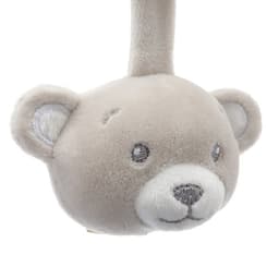 Подвеска - погремушка на кроватку/коляску Крошка Я «Серый мишка», от 3 мес.