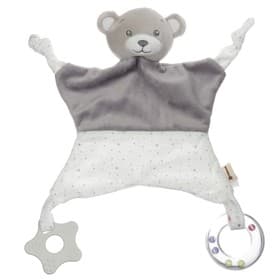 Комфортер - игрушка для сна новорожденных, Крошка Я «Серый мишка», погремушка, прорезыватель, серый