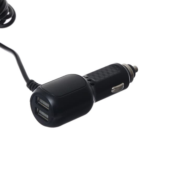 Зарядное устройство Cartage, micro USB, 2 USB 3.4 А, 5 В, провод 3.5 м