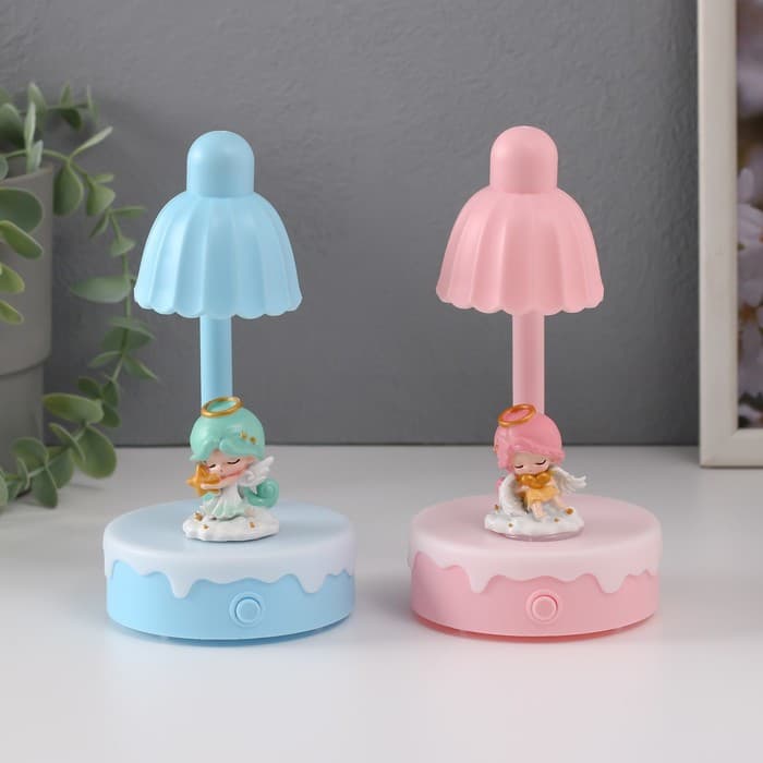 Фигурка светящаяся «Ангелочек на облачке», 8×8×16 см, МИКС