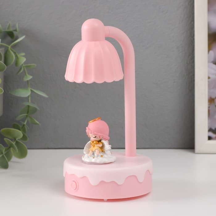 Фигурка светящаяся «Ангелочек на облачке», 8×8×16 см, МИКС