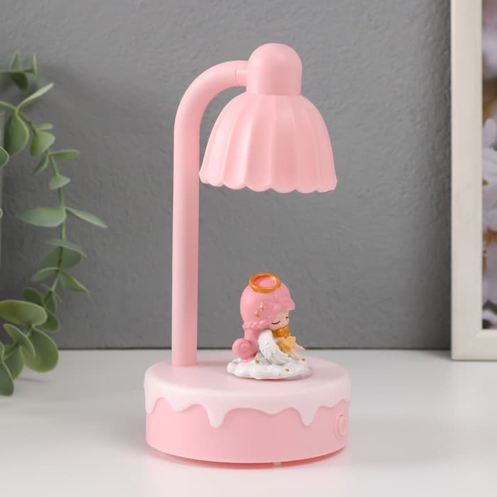 Фигурка светящаяся «Ангелочек на облачке», 8×8×16 см, МИКС