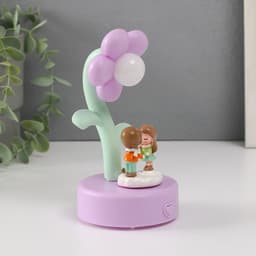 Фигурка светящаяся «Малыши под цветочком», 8×8×15 см, МИКС