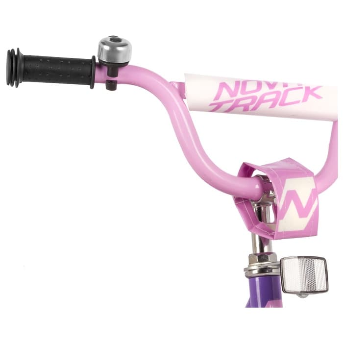 Велосипед детский Novatrack VECTOR, диаметр колёс 16", со съёмными колёсами, фиолетовый