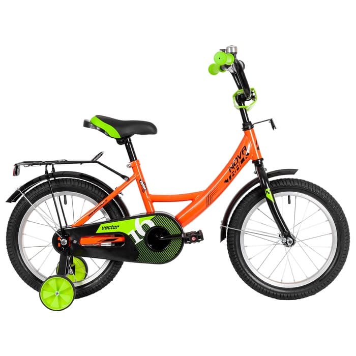 Велосипед 16" Novatrack VECTOR, оранжевый