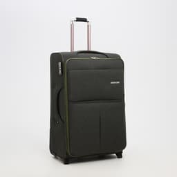 Чемодан большой 95 л (L), с расширением, кодовый замок, 3 колеса, 2 наружных кармана, хаки