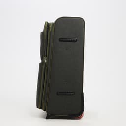 Чемодан большой 95 л (L), с расширением, кодовый замок, 3 колеса, 2 наружных кармана, хаки