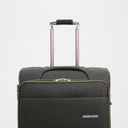 Чемодан большой 95 л (L), с расширением, кодовый замок, 3 колеса, 2 наружных кармана, хаки