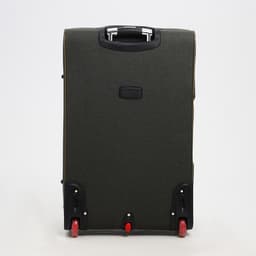 Чемодан большой 95 л (L), с расширением, кодовый замок, 3 колеса, 2 наружных кармана, хаки