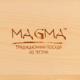 Сковорода Magma «Далат», d=17.2 см, h=7 см, на деревянной подставке, индукция, чугун, чёрная