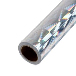 Плёнка самоклеящаяся, голография, серебристая, 0.45×3 м, 30 мкм