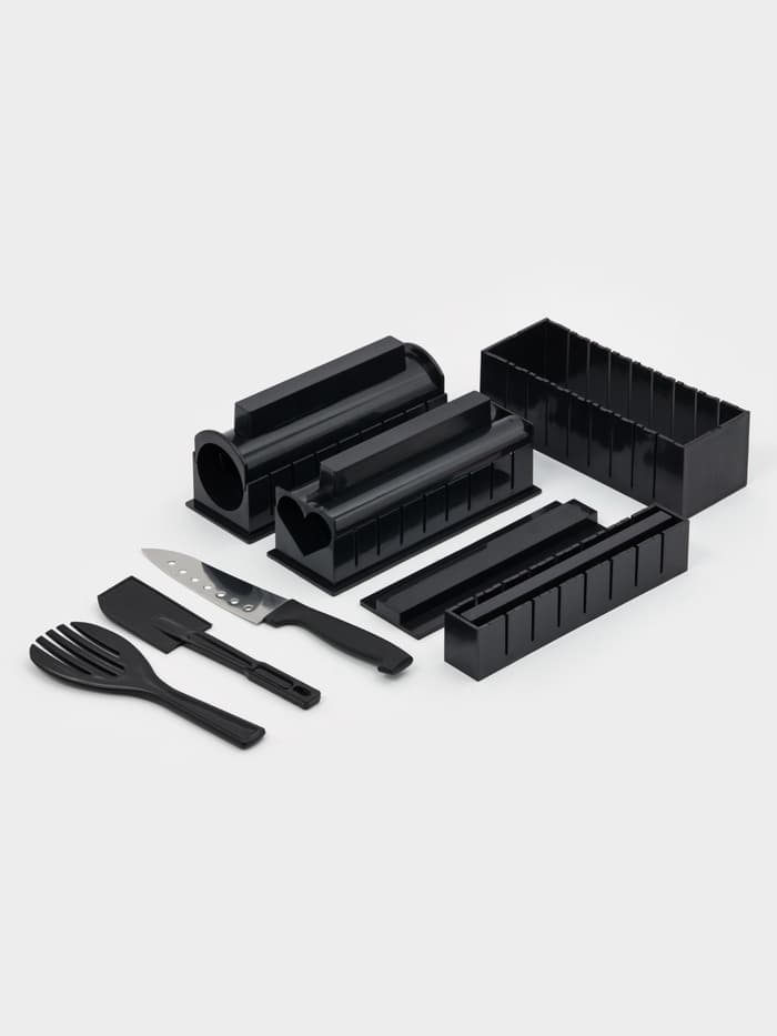 Набор для приготовления роллов Доляна «Мидори», 10 предметов + нож 15 см