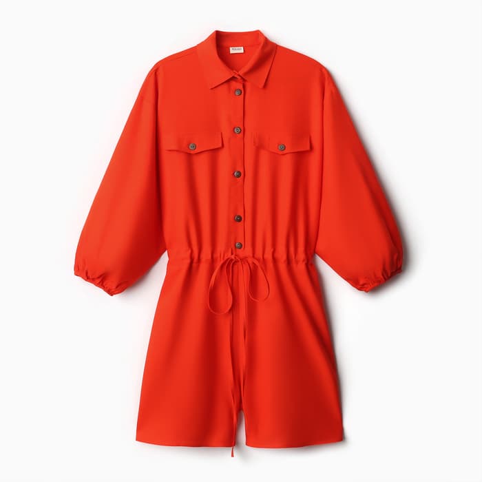 Комбинезон женский Minaku: Casual Collection, абрикосовый, размер 42