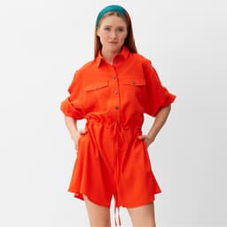 Комбинезон женский Minaku: Casual Collection, абрикосовый, размер 46