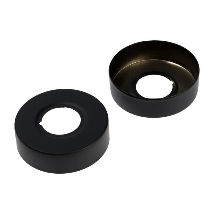 Отражатель для смесителя ZEIN Z3678, набор 2 шт., d=60 мм, высота 18 мм, нерж.сталь, черные