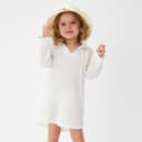 Рубашка-пончо детская MINAKU: muslin clouds, белая, размер 26 (86-92 см)