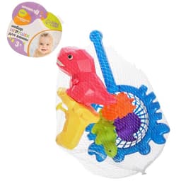 Игрушки для ванны Крошка Я «Веселое купание», водный пистолет, сачок, резиновые игрушки, в наборе 5 шт.