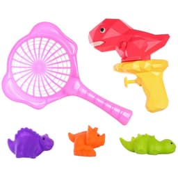 Игрушки для ванны Крошка Я «Веселое купание», водный пистолет, сачок, резиновые игрушки, в наборе 5 шт.