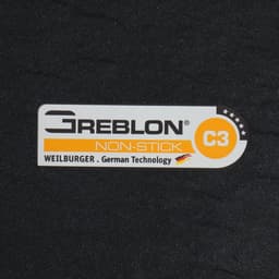 Набор сковородок Magistro Rock Stone, 3 предмета: d=22/26 см, кухонные щипцы, антипригарное покрытие, индукция, чёрный