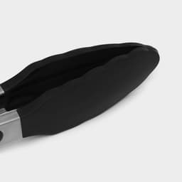 Набор сковородок Magistro Rock Stone, 3 предмета: d=22/26 см, кухонные щипцы, антипригарное покрытие, индукция, чёрный