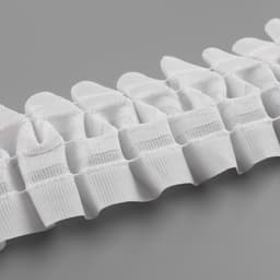 Шторная лента классическая, матовая, 6 см, 50±1 м, белая