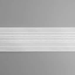 Шторная лента классическая, матовая, 6 см, 50±1 м, белая