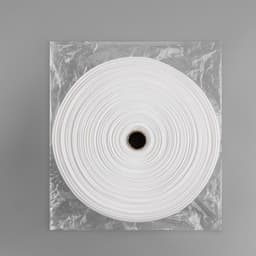 Шторная лента классическая, матовая, 6 см, 50±1 м, белая