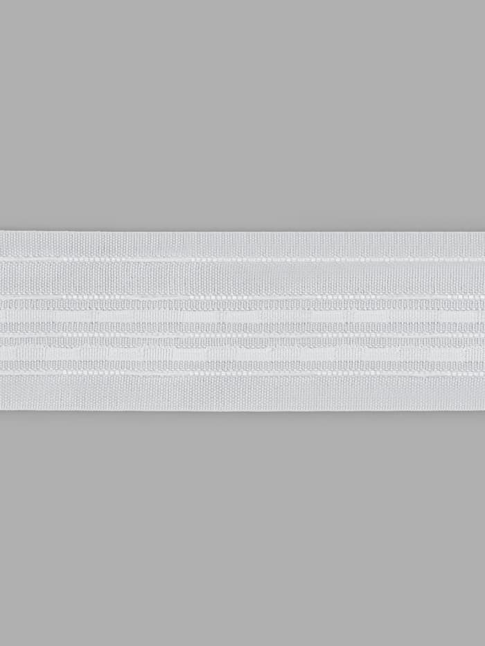 Шторная лента фиксированная сборка, матовая, 6 см, 50±1 м, белая