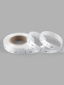 Размерник сатиновый, L, 1000 шт., 12 мм, 30 м, белый