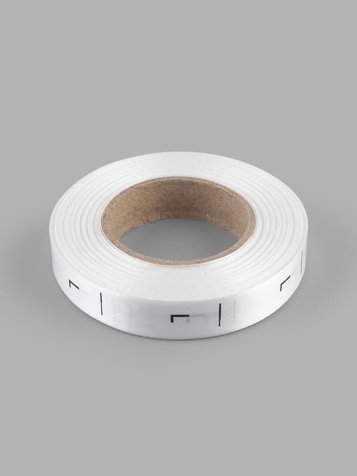 Размерник сатиновый, L, 1000 шт., 12 мм, 30 м, белый