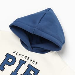 Худи детское «Крошка Я» Blueberry pie, рост 74-80 см, молочная