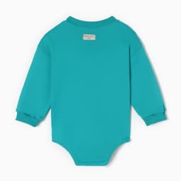 Свитшот - комбинезон детский MINAKU, рост 56-62 см, изумрудный