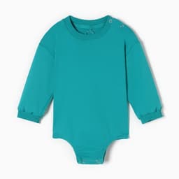 Свитшот - комбинезон детский MINAKU, рост 62-68 см, изумрудный