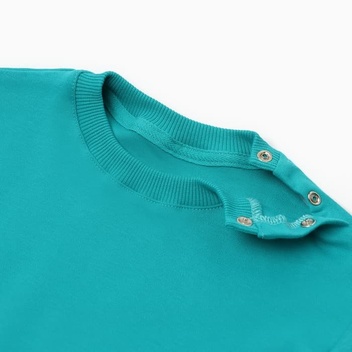 Свитшот - комбинезон детский MINAKU, рост 68-74 см, изумрудный