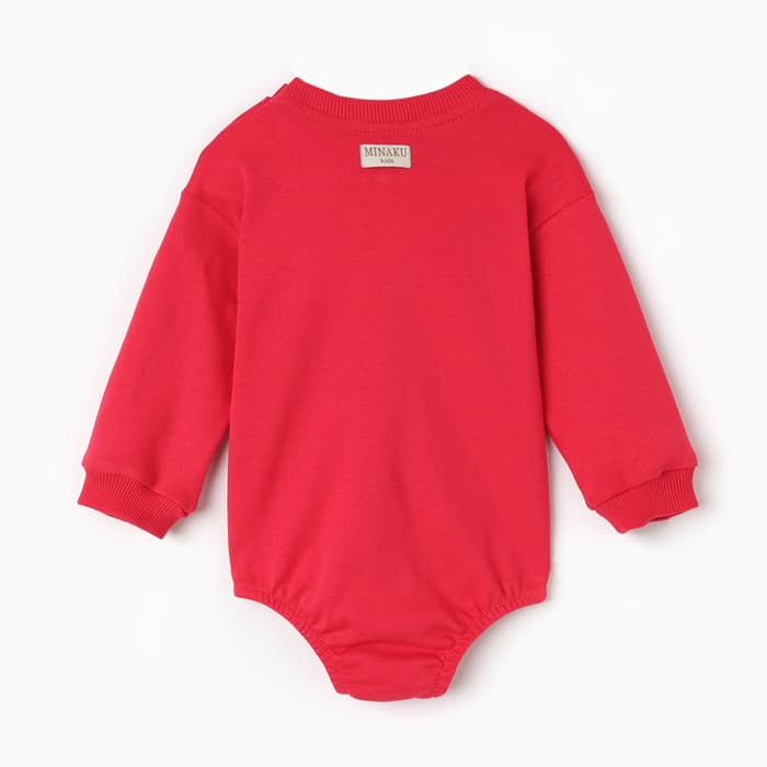 Свитшот - комбинезон детский MINAKU, рост 56-62 см, цвет малиновый