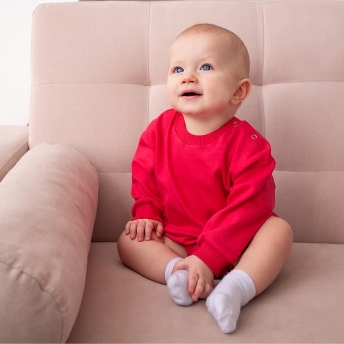 Свитшот - комбинезон детский MINAKU, рост 62-68 см, цвет малиновый