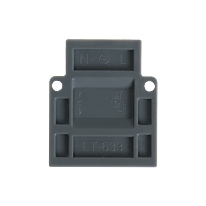 Клемма электрическая проходная, 32 А, 0.08-4 мм2, фаза/ноль/земля, 2 ввод 3 вывод, набор 10 шт.