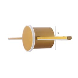 Подсветка для картин и зеркал «Сария» LEd=13 Вт 3000К золото 60×5×10 см