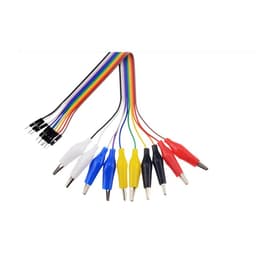 Провод-тестер с зажимом, 30 см, R=9, набор 10 шт.