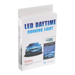 Дневные ходовые огни, 12 В, 24 Вт, 8 LED, 6500 К, провод 80 см, набор 2 шт.