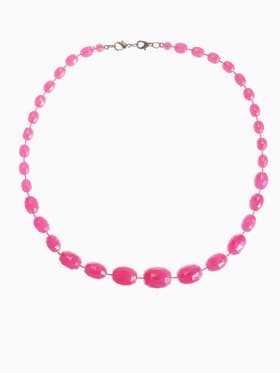 Бусы «Классика» овалы на увеличение, радужно-малиновые, 45 см