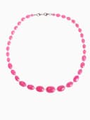 Бусы «Классика» овалы на увеличение, радужно-малиновые, 45 см