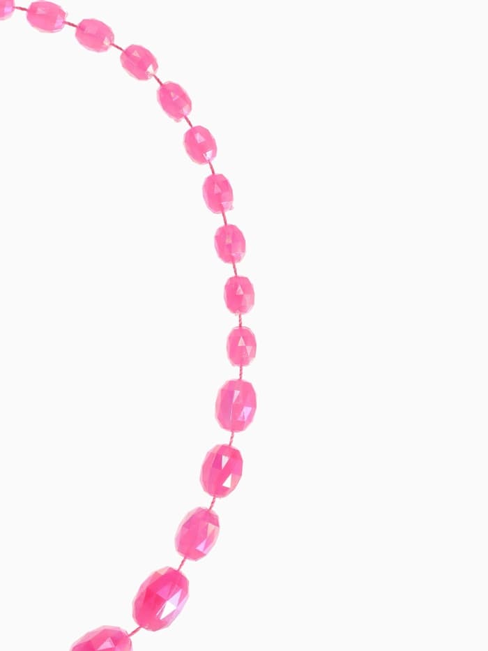 Бусы «Классика» овалы на увеличение, радужно-малиновые, 45 см