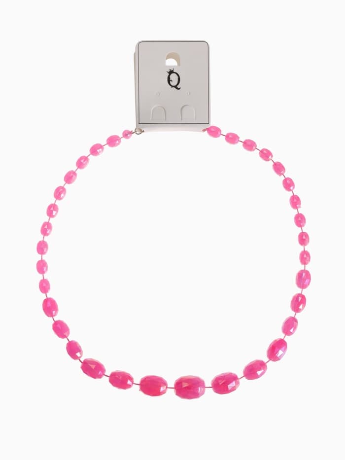 Бусы «Классика» овалы на увеличение, радужно-малиновые, 45 см