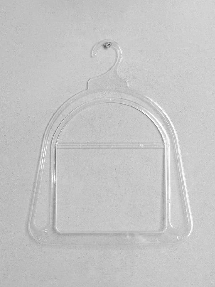 Вешалка для шапок, пластик, 24×30 см, прозрачная