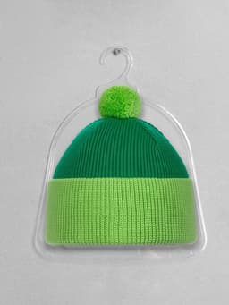 Вешалка для шапок, пластик, 24×30 см, прозрачная